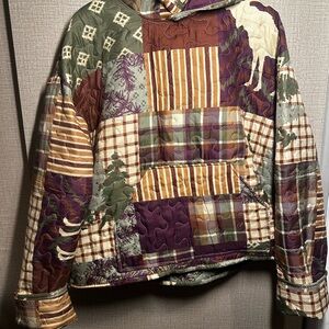 Handmade quilt hoodie